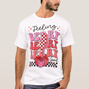 Camiseta Sentindo Berry Boa Festa de Morango Festa Feira de