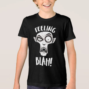 Camiseta Sentindo Blah Nosferatu Vampiro Em Branco