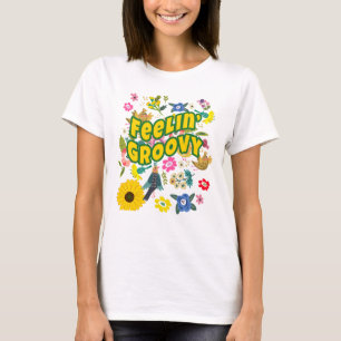 Camiseta SENTINDO GROOVY Hippie Cigana Boho