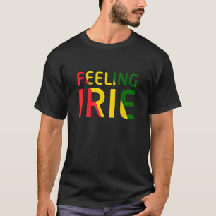 Camiseta Sentindo Irie Reggae Jamaica Rasta Music