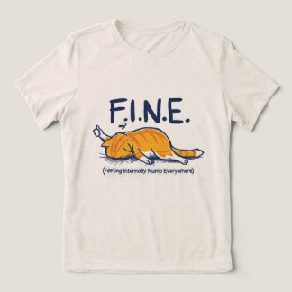 Camiseta Sentindo-me Internamente Insensível em Todo Lugar