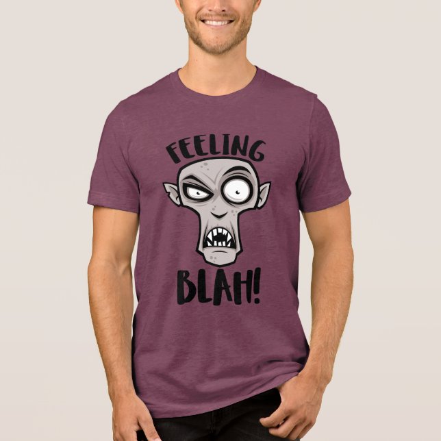 Camiseta Sentindo-me Sem ânimo Nosferatu Vampiro (Frente)