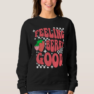Camiseta Sentindo Morango Bom Cute Amantes de Morango Fruta