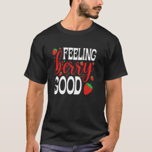 Camiseta Sentindo Morango Doce Amante de Morango