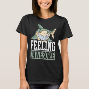 Camiseta Sentindo o Amante de os animais de tubarão maravil