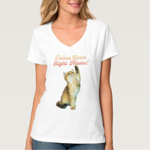 Camiseta Sentindo-se bem, presentes de carne