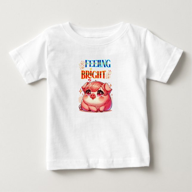 Camiseta Sentindo-se Brilhante (Frente)