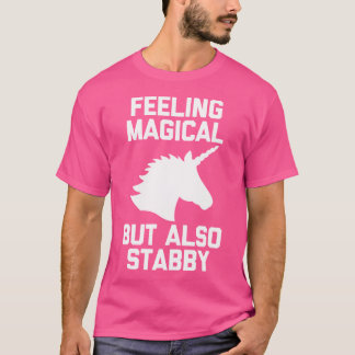 Camiseta Sentindo-se Mágico Mas Também Cortante Divertido F