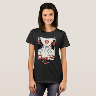 Camiseta Sentindo-se Quente Glam Arte Pop Retro