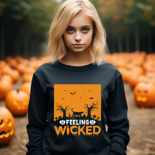 Camiseta Sentindo-se Wicked Halloween