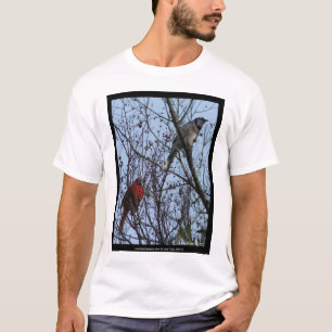Camiseta Sentinelas Blue Jay e Cardinal por Lee Hiller