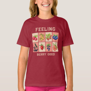 Camiseta SENTIR BERRY BEM Personalizado Morango Berries Cri