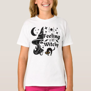 Camiseta Sentir bruxa Dia de as Bruxas engraçado Testemunha