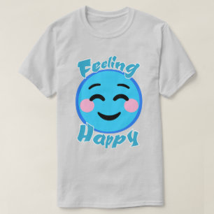 Camiseta Sentir Feliz Emoticon
