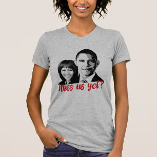 Camiseta Sentir Nossa Falta? Ainda sente falta dos Obamas?