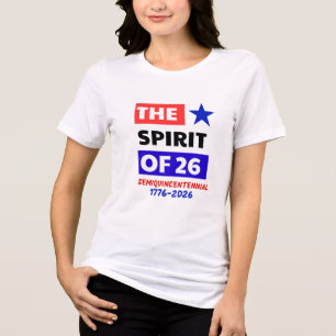 CAMISETA SENTIR O ESPÍRITO DE 26: SEMIQUINCENTENANO