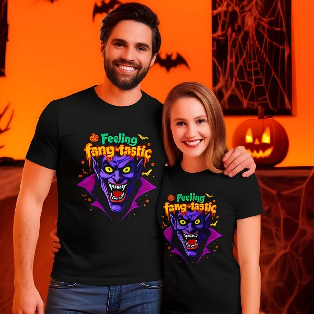Camiseta Sentir-se como um Design de Vampiro de Halloween T (Criador carregado)