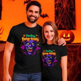 Camiseta Sentir-se como um Design de Vampiro de Halloween T