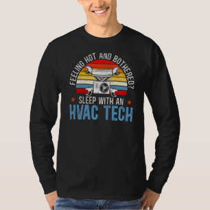 Camiseta Sentir-Se Quente E Dormir Incomodado Com Uma Hvac 
