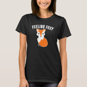 Camiseta SENTIR-SE SENTIR Raposa Engraçada Mulheres Adolesc