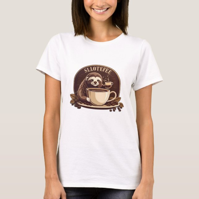 Camiseta Sentir-se tonto precisa de café (Frente)