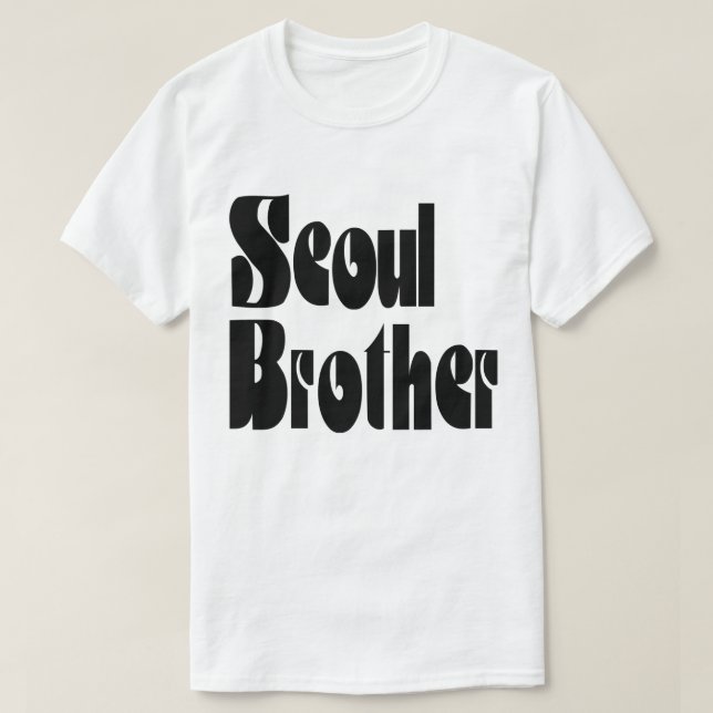 Camiseta Seoul Brother (Frente do Design)