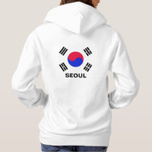 "Seoul personalizado" e bandeira coreana sul