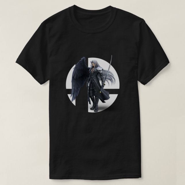 Camiseta Sephiroth - Smash Bros (Frente do Design)