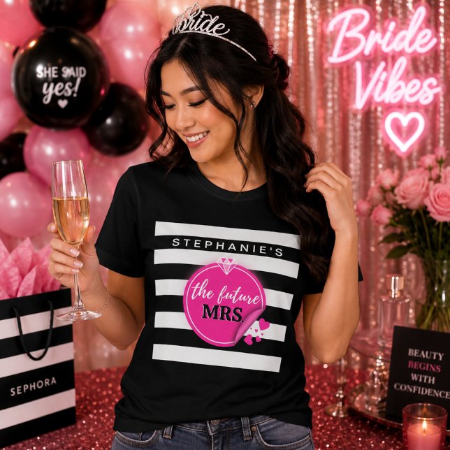 Camiseta Sephora Tema Future Mrs Noiva  (Bride Future Mrs. tee)
