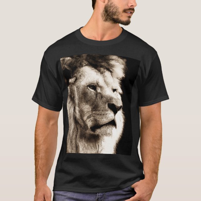 Camiseta Sepia Lion (Frente)