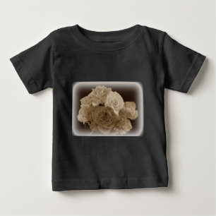 Camiseta Sepia Rose Bouquet