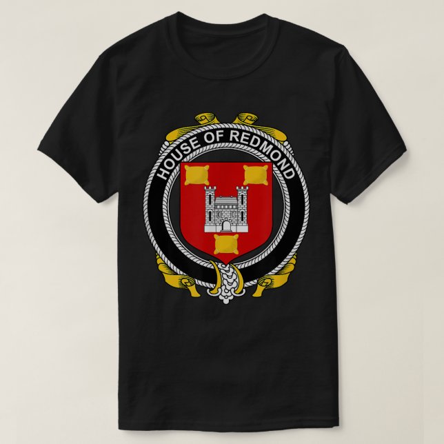 Camiseta Sequência Casaco de Braços da Família (Frente do Design)