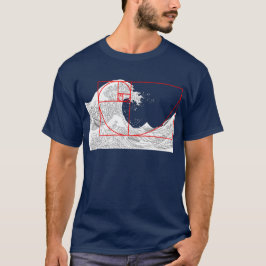 Camiseta Sequência Fibonacci e a onda do Excelente