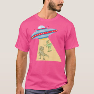 Camiseta Sequestro de Dinossauroextinto Ovni Espaçonave Ali
