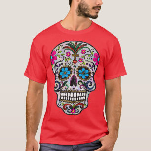 Camiseta sequin Sugar Skulls