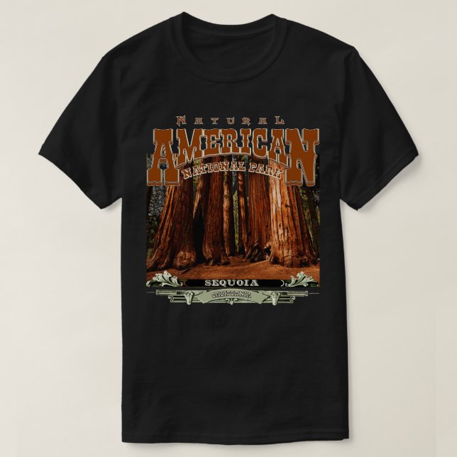 Camiseta Sequoia National Park California (Frente do Design)