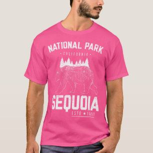 Camiseta Sequoia National Park California Bear Vintage Hiki