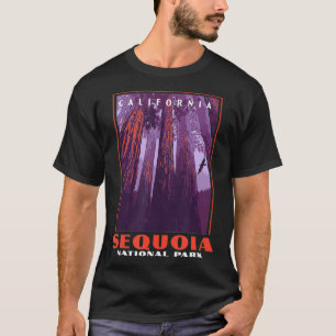 Camiseta Sequoia National Park California Vintage WPA Poste