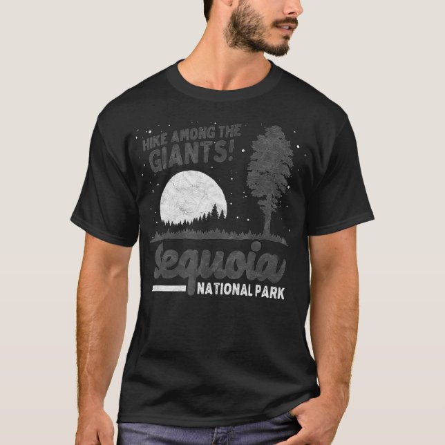 Camiseta Sequoia National Park Hike com Giants Retro 80s T (Frente)