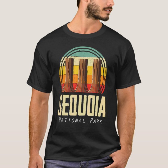 Camiseta Sequoia National Park Sequoia Sequoia Caminhando c (Frente)