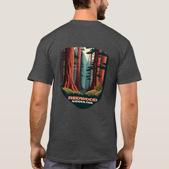 Camiseta Sequoias National Park California Trees (Verso)