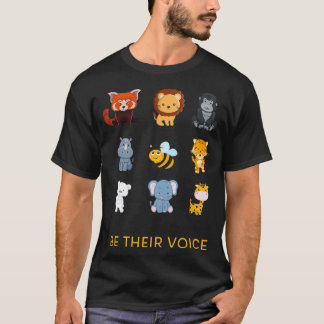 Camiseta Ser a voz das espécies animais ameaçadas