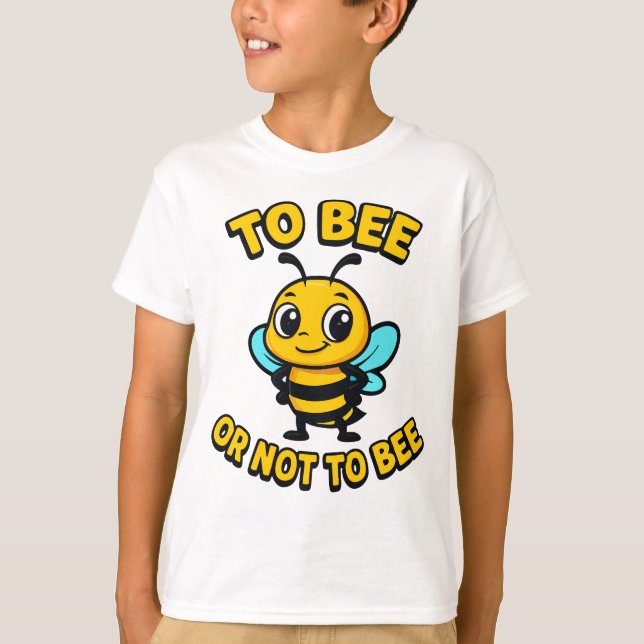 Camiseta Ser abelha ou não ser abelha (Frente)