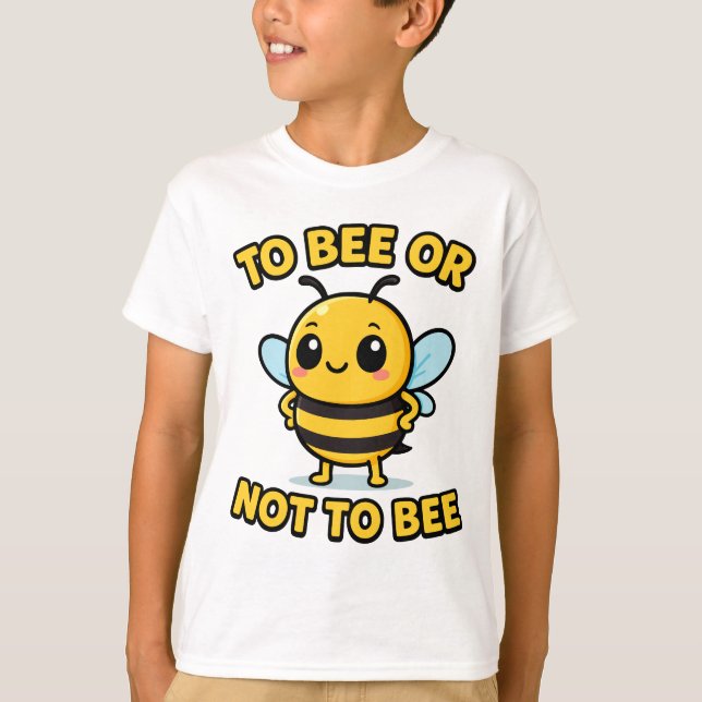 Camiseta Ser abelha ou não ser abelha (Frente)