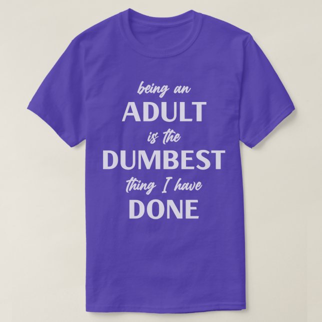 Camiseta Ser Adulto (Frente do Design)