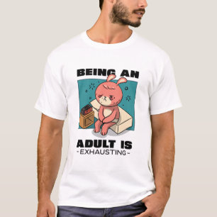 Camiseta Ser Adulto Está Escaindo
