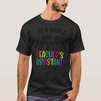 Camiseta Ser assistente de professor assistente de professo