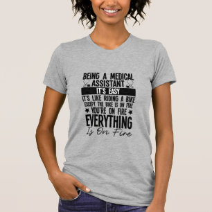 Camiseta Ser Assistente Médico é Fácil