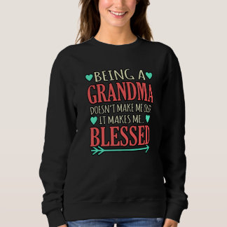 Camiseta Ser Avó Me Faz uma Avó Abençoada Gráfica