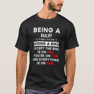 Camiseta Ser Bailiado É Fácil Como Andar De Bicicleta Excet